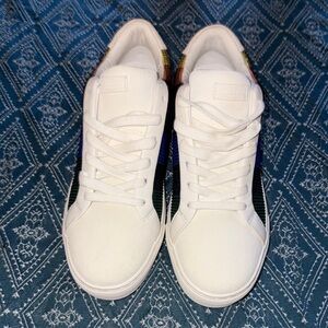 Kurt Geiger LANEY STRIPE CRYSTAL SNEAKER